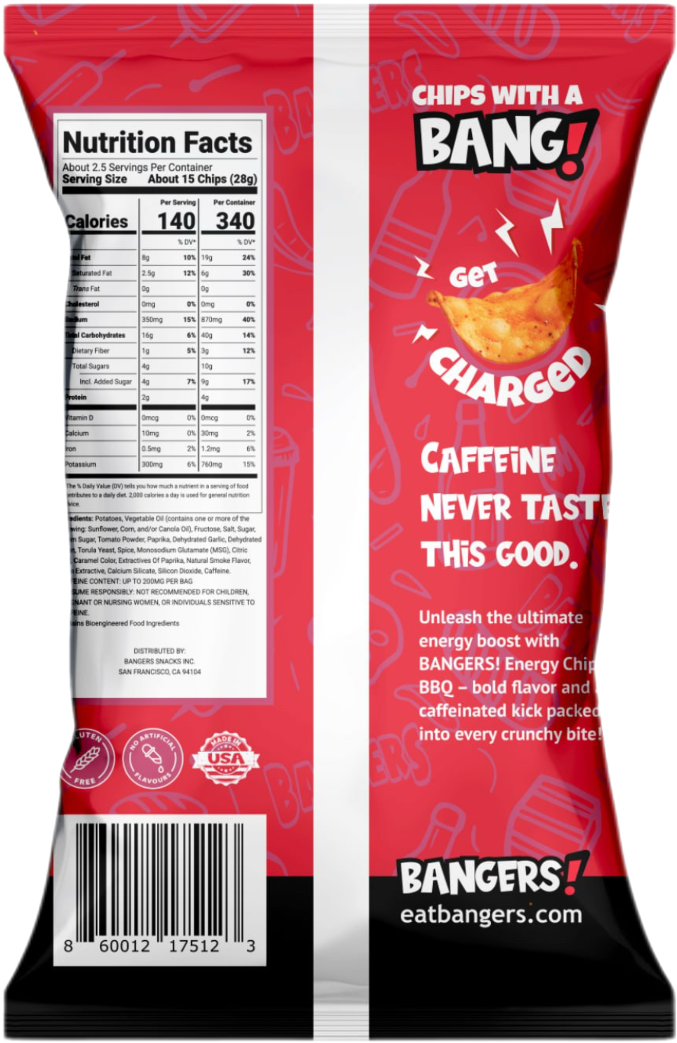 Barbeque Energy Chips (2.5 oz)