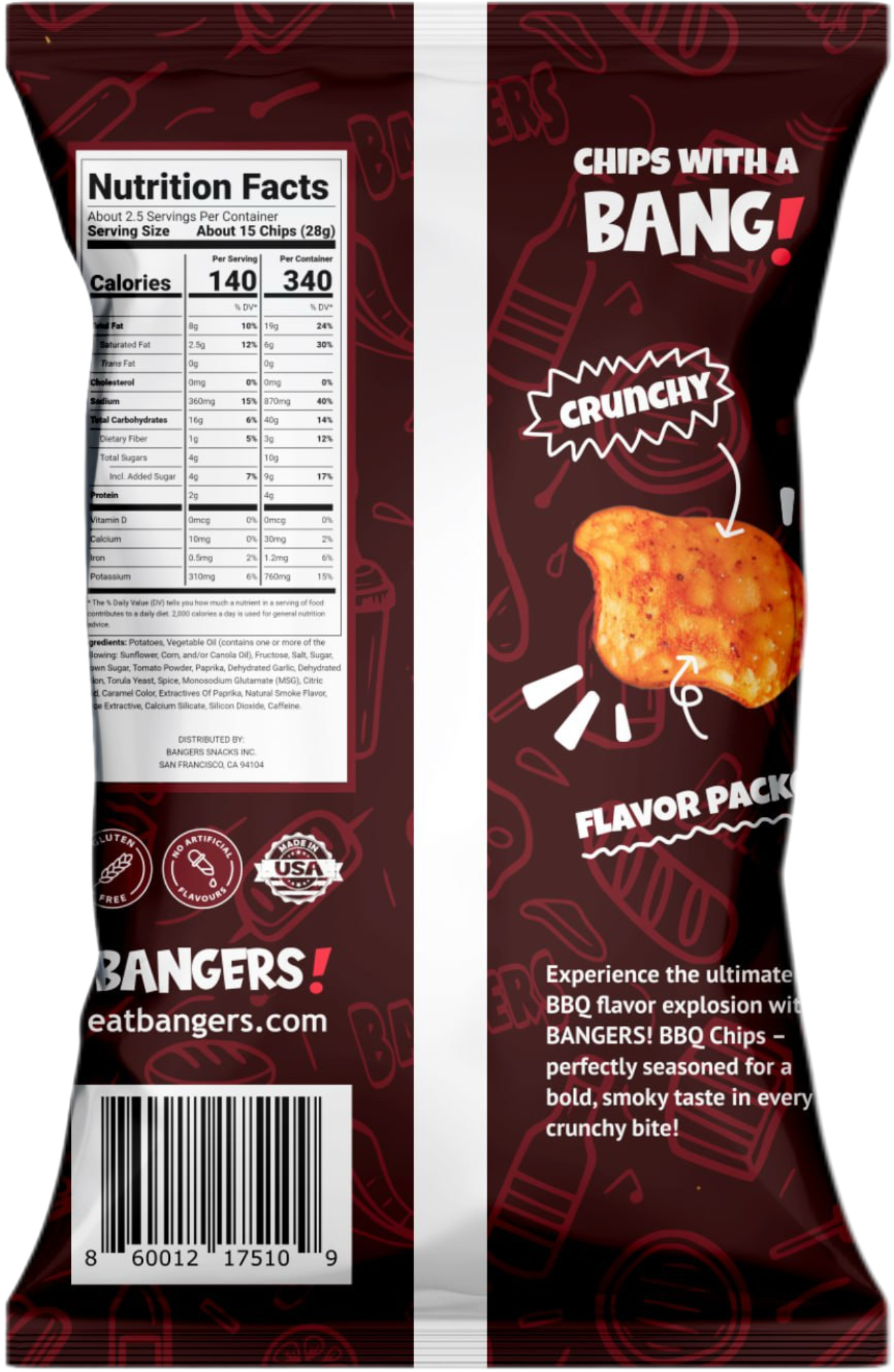 Barbeque Chips (2.5 oz)