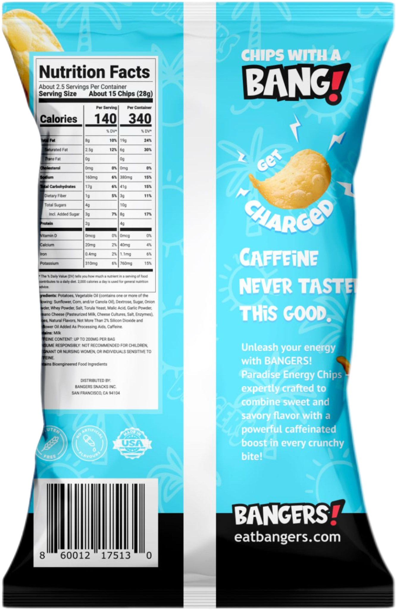 Paradise Energy Chips (2.5 oz)